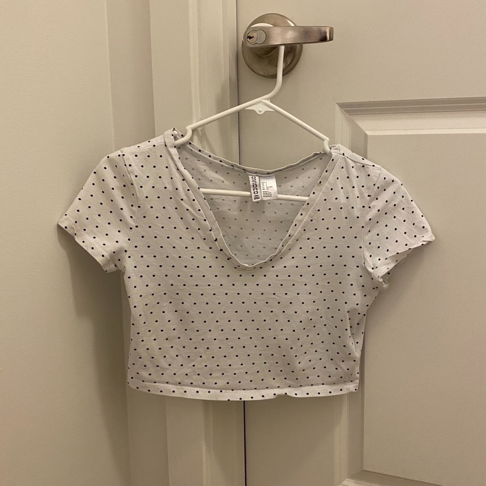 polka dot top